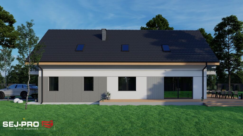 Projekt domu SEJ-PRO 050 ENERGO, wizualizacja 5