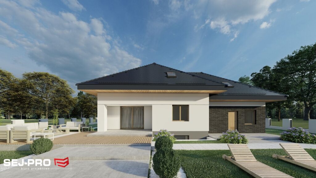 Projekt domu SEJ-PRO 024 ENERGO, wizualizacja 5