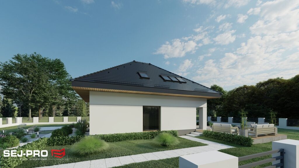 Projekt domu SEJ-PRO 024 ENERGO, wizualizacja 6