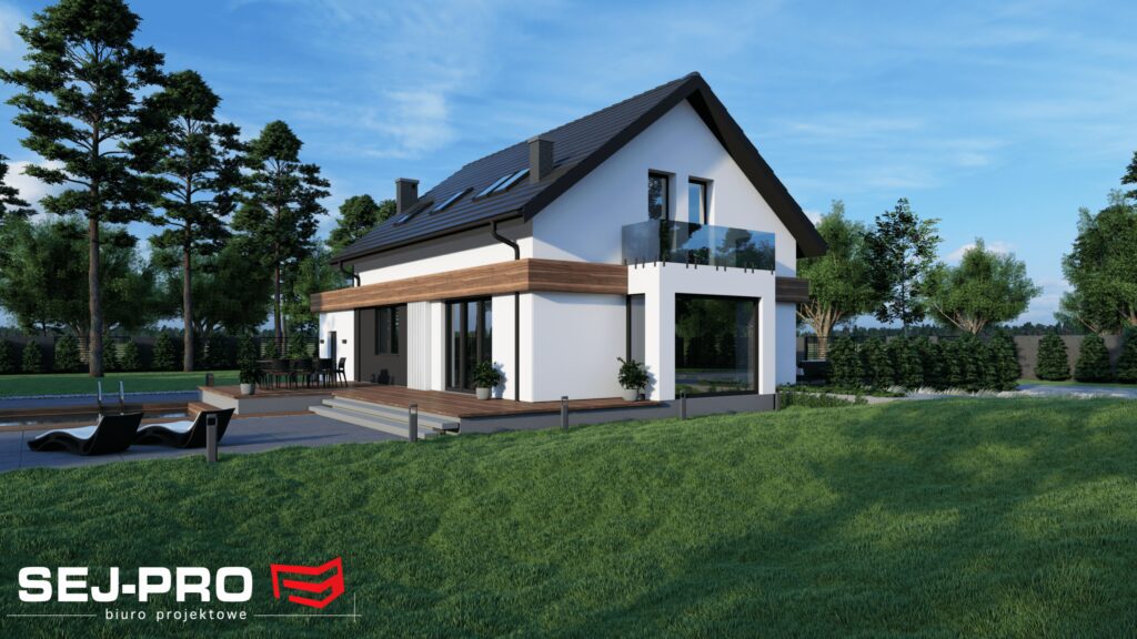 Projekt domu SEJ-PRO 003 ENERGO, wizualizacja 8
