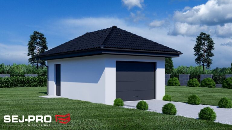 Projekt garażu SEJ-PRO G001