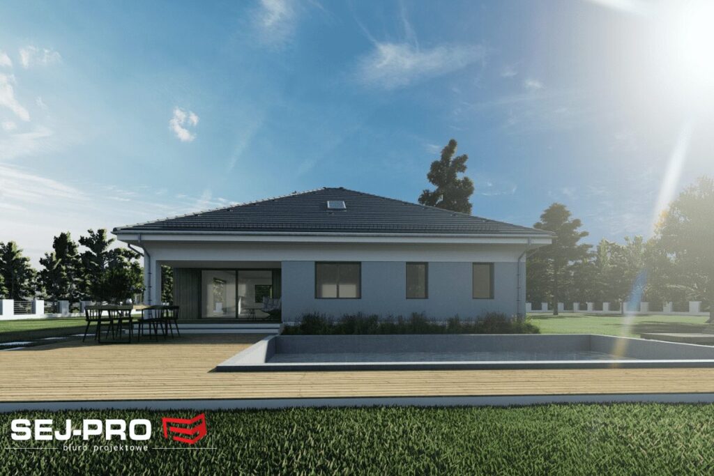 Projekt domu SEJ-PRO 064 ENERGO, wizualizacja 6