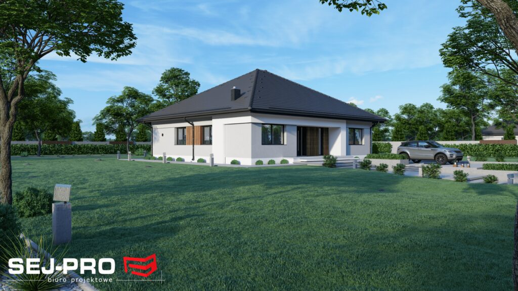 Projekt domu SEJ-PRO 006/1 ENERGO, wizualizacja