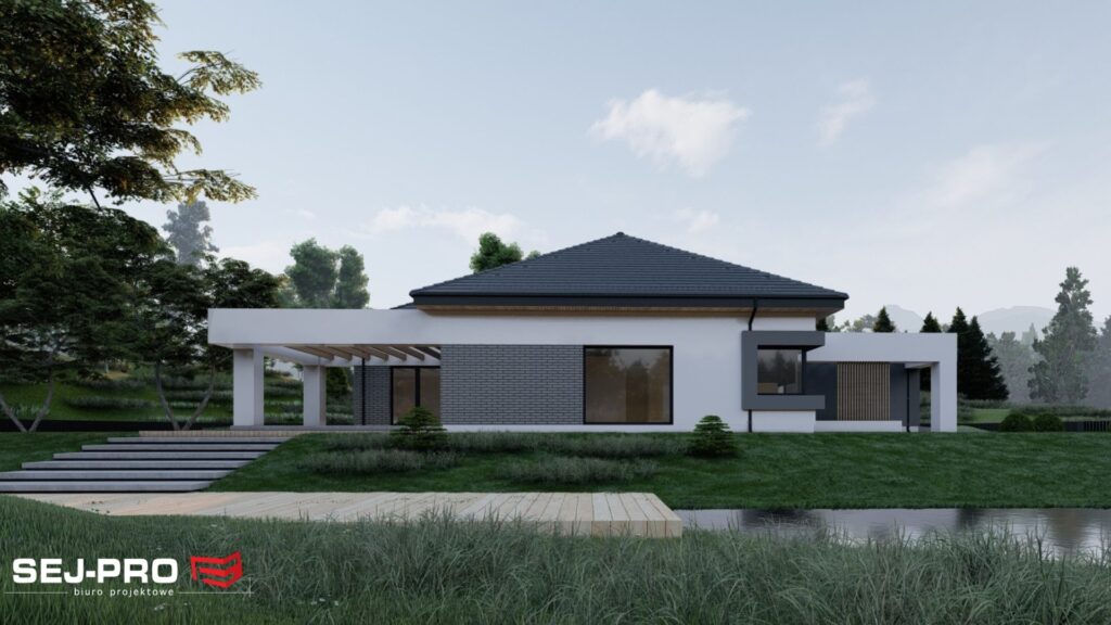 Projekt domu SEJ-PRO 016 ENERGO, wizualizacja 7