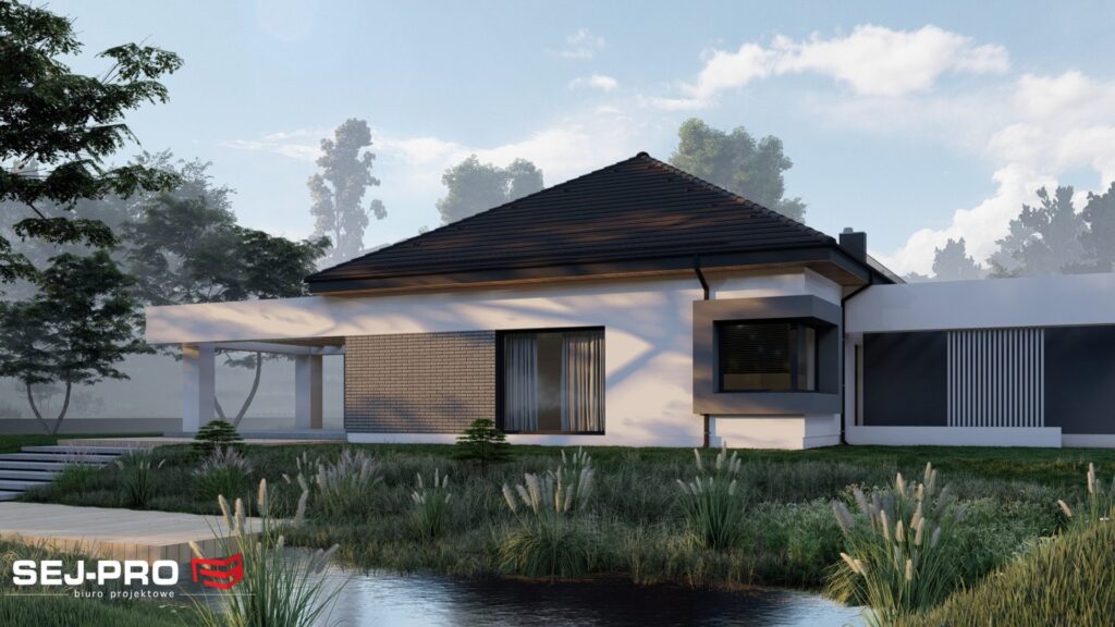 Projekt domu SEJ-PRO 016 ENERGO, wizualizacja 4