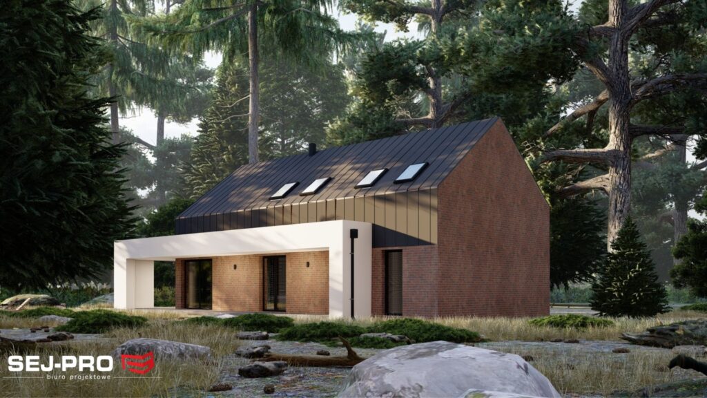 Projekt domu SEJ-PRO 034 ENERGO, wizualizacja 7
