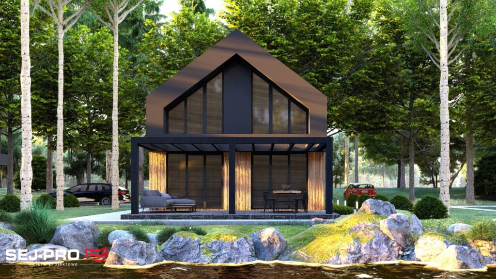 Projekt domu SEJ-PRO 040 ENERGO, wizualizacja 8