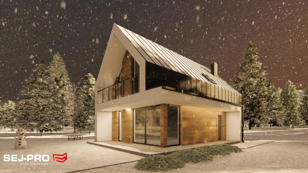 Projekt domu SEJ-PRO 072/1 ENERGO, wizualizacja 9