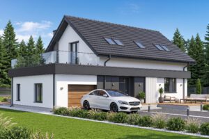 Projekt domu SEJ-PRO 003 ENERGO, odbicie lustrzane